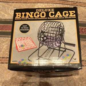 Deluxe Bingo Cage New with Box
